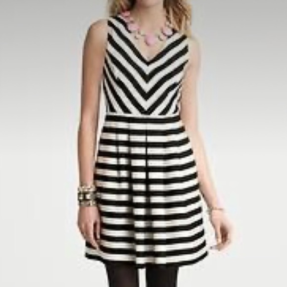 Shelby & Palmer Black & White Sleeveless Dress Petite size 6